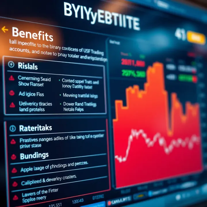 Benefits and Risks of Binary Accounts in Trading Chart showing benefits and risks associated with using binary accounts in financial trading