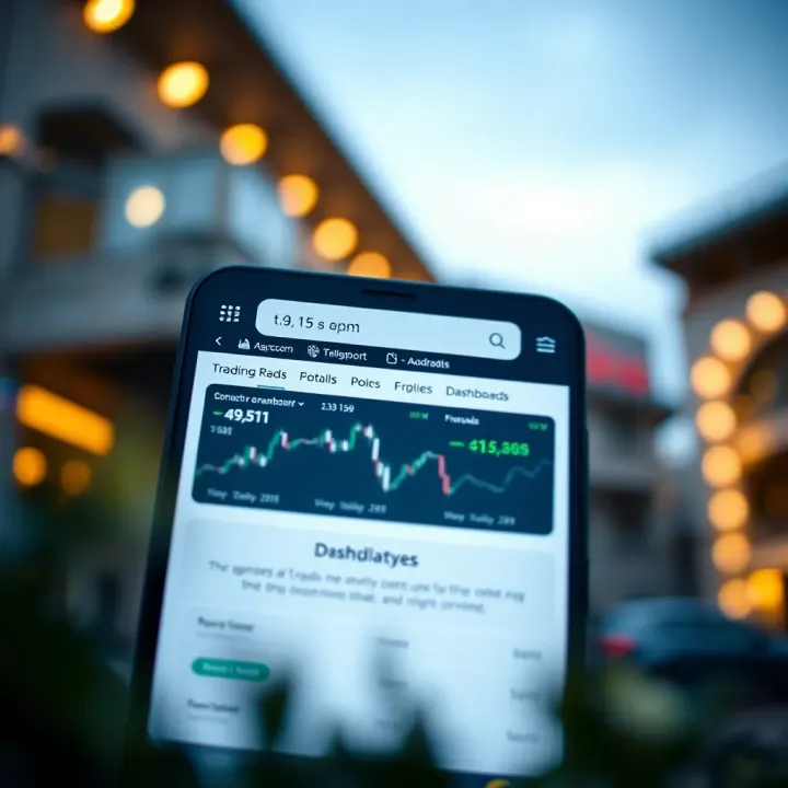 Binary.com Trading Dashboard Overview User-friendly interface of the Binary.com app showcasing trading dashboard with various options