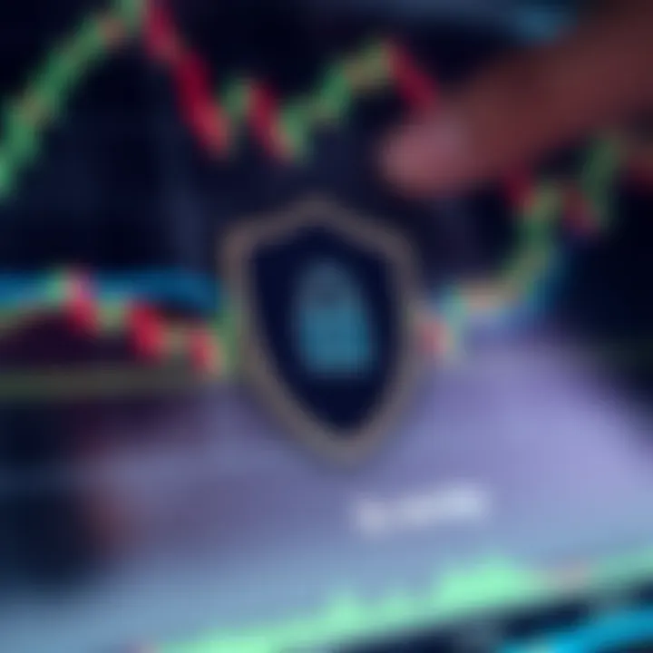 Ensuring Account Security on Binary Bot Security shield icon representing account protection measures on trading platform