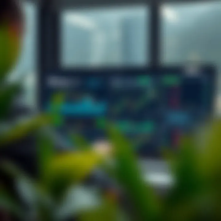 Screenshot displaying Binary.com trading platform interface with various financial charts and trading tools