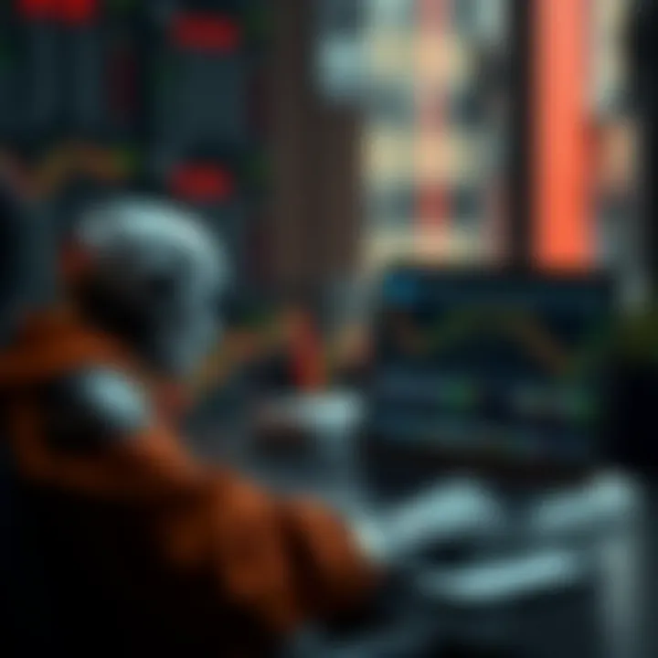 Visual representation of benefits and potential risks involved in using binary trading bots for options trading