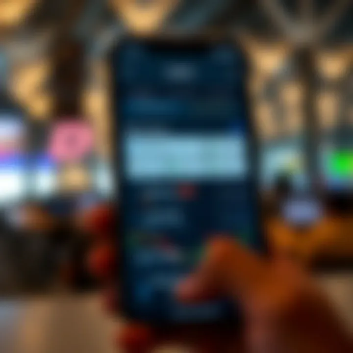 Screenshot of Deriv trading app interface showcasing market options and trading tools