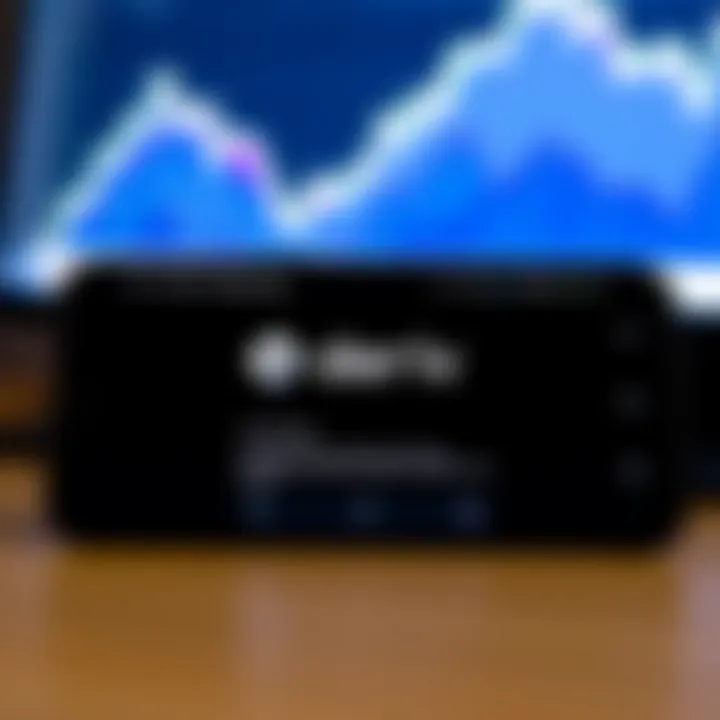 Android device screen showing Deriv app download page from official website