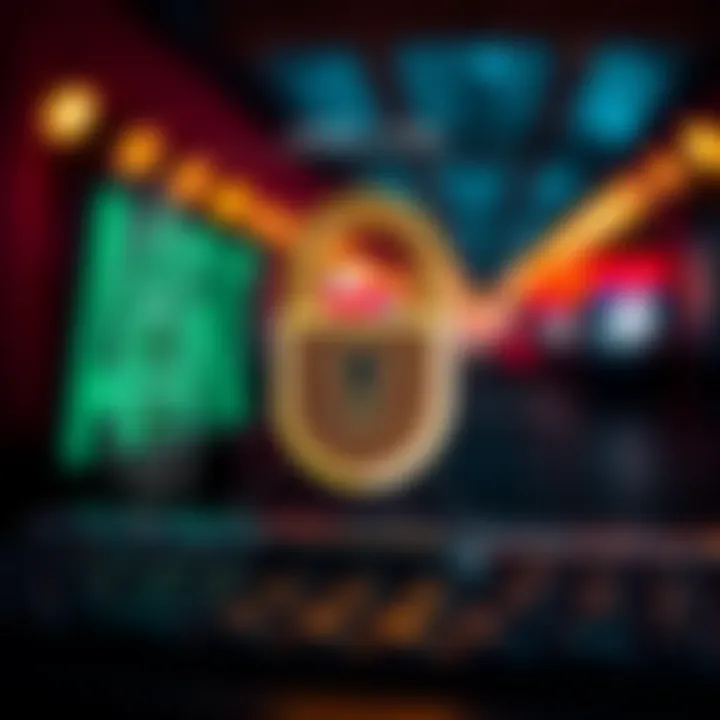 Deriv.com Account Security Features Visual representation of account security features and protection measures