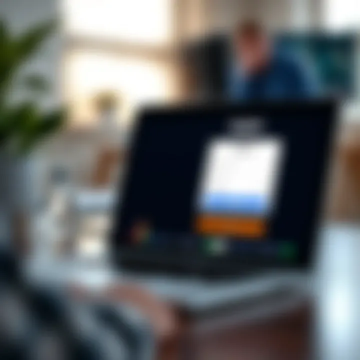 User interface displaying Deriv demo account login screen on a digital device