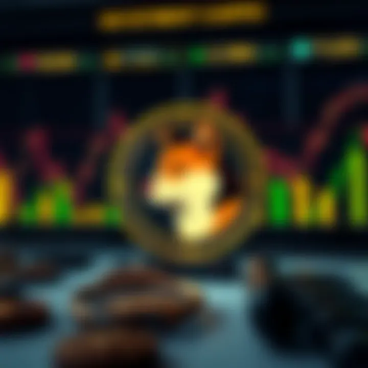 Analyzing Dogecoin Investment Risks and Opportunities Illustration showing cryptocurrency market dynamics affecting Dogecoin investment risks and opportunities