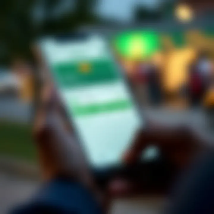 Mobile phone screen displaying M-Pesa payment interface linked to a crypto trading account
