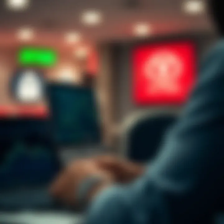 Illustration representing secure online transactions and withdrawal process