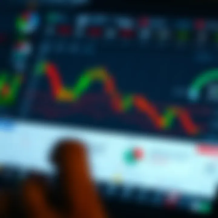 Screenshot of a cryptocurrency trading platform showing portfolio overview and trading tools