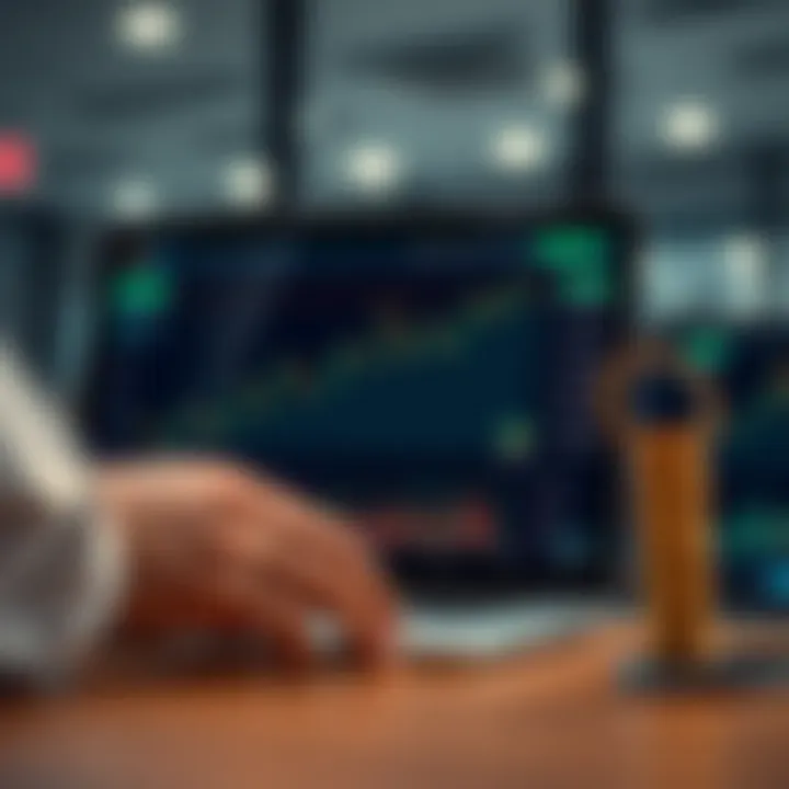 Graph displaying automated trading bot performance on Deriv platform interface