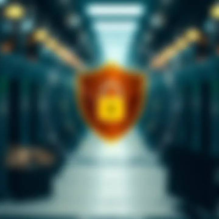 Ensuring Security While Logging into Deriv Real Account Secure login illustration with shield and lock symbol representing account safety