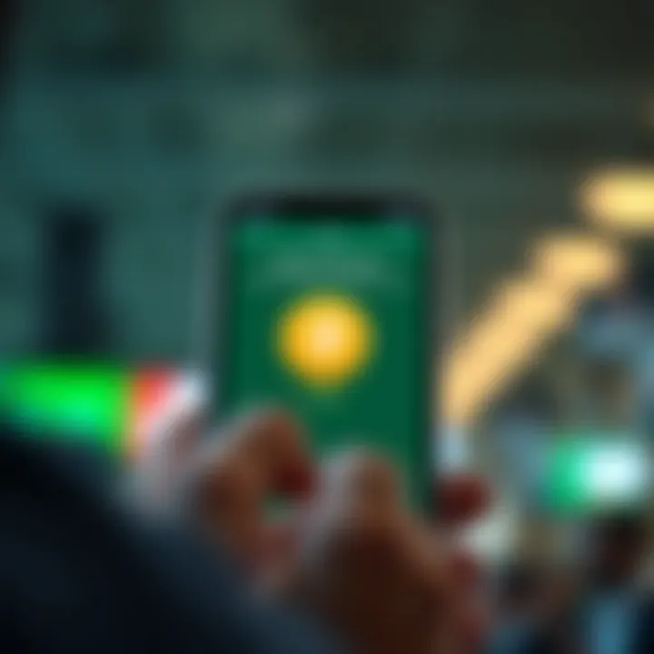 M-Pesa Payment Integration for Seamless Trading Mobile device screen displaying M-Pesa payment integration for trading