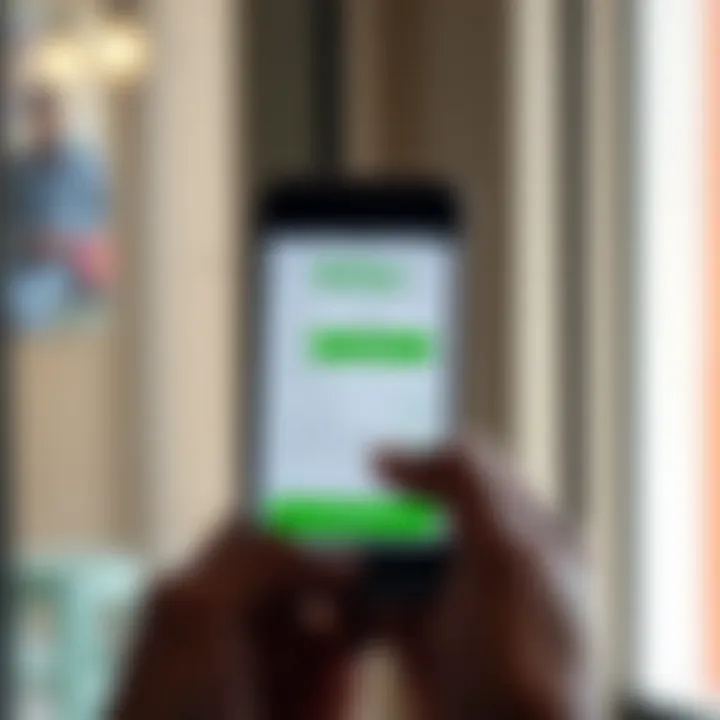 Using M-Pesa for Online Forex Transactions in Kenya Mobile phone showing M-Pesa app used for online forex transactions in Kenya