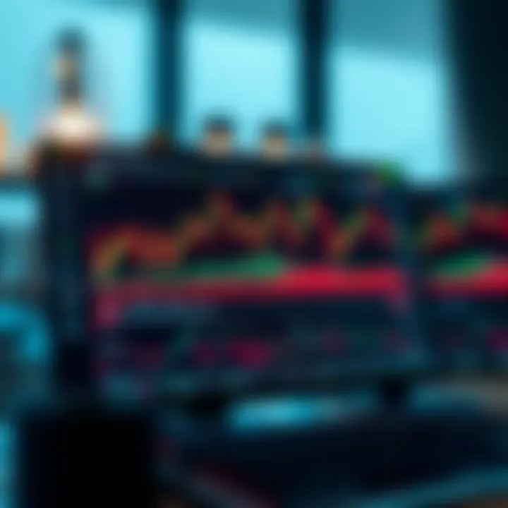 TradingView platform displaying detailed candlestick charts and technical indicators for financial analysis