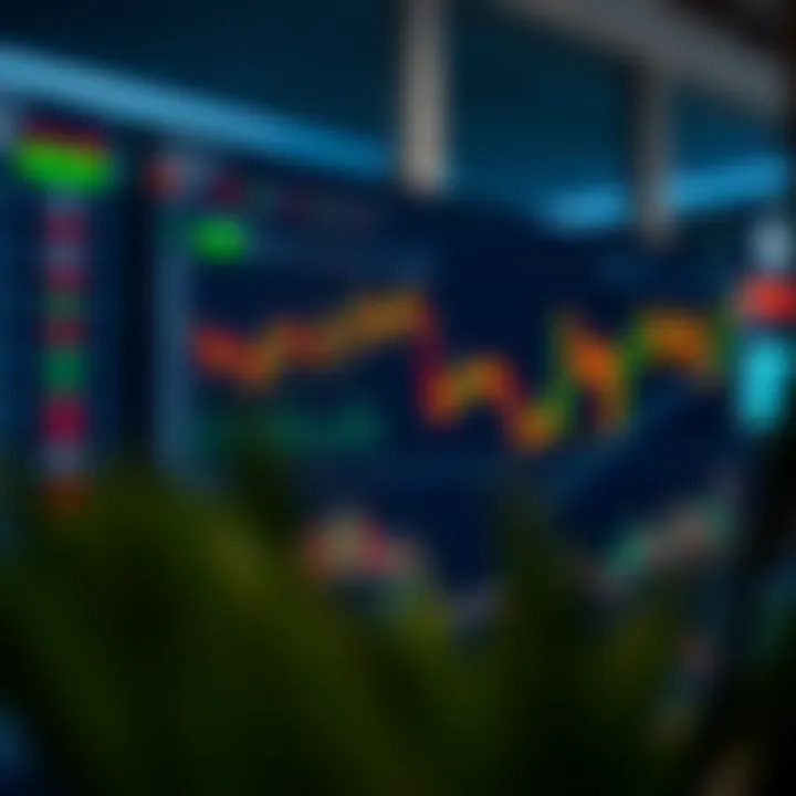 TradingView interface displaying multiple financial charts and technical indicators