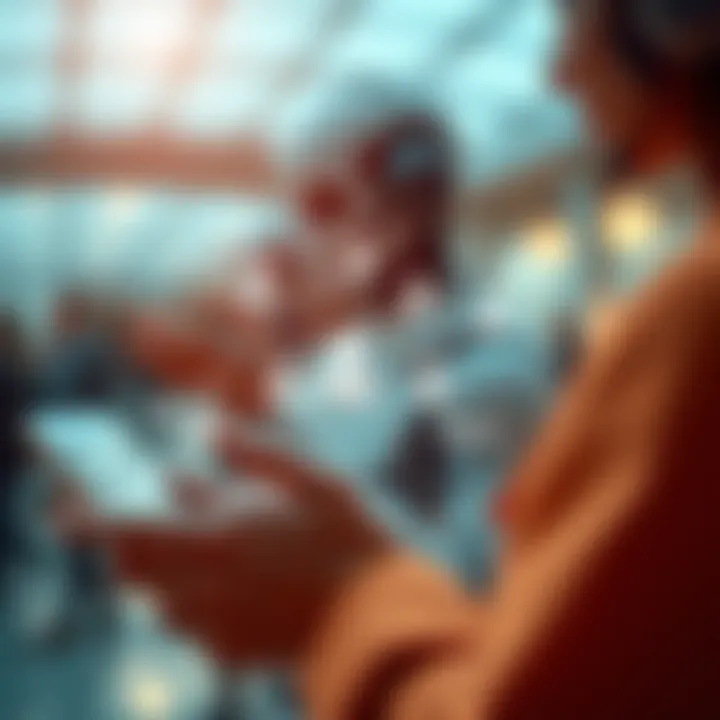 Diagram illustrating the interaction between a communication bot and app users within a digital platform