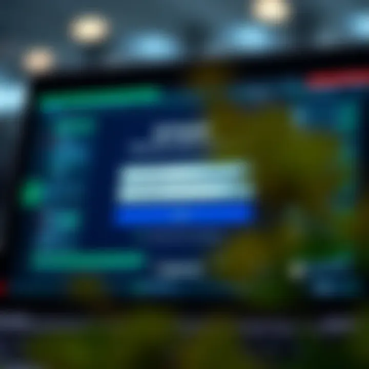 User interface of Binary Bot login screen displaying fields for username and password