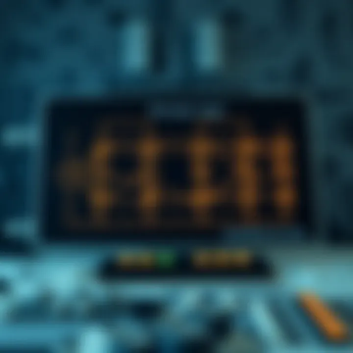 Diagram illustrating the structure of binary logic gates interconnected in a circuit