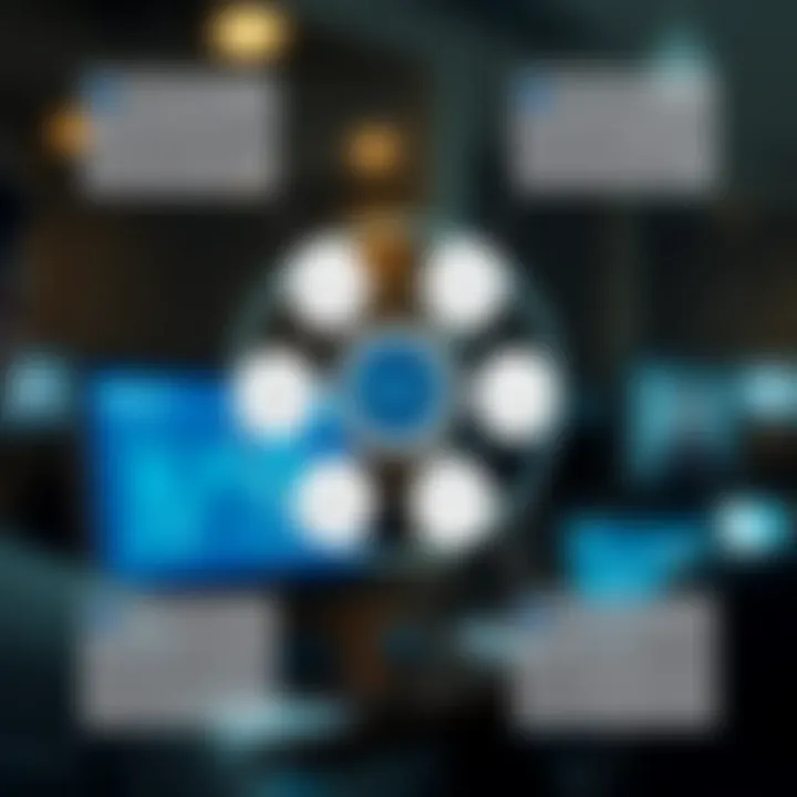 Diagram illustrating key features and workflow of bot.deriv.com for automated trades in Kenya