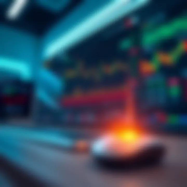 Interface showcasing Deriv Bot's trading dashboard with real-time market graphs and automation controls