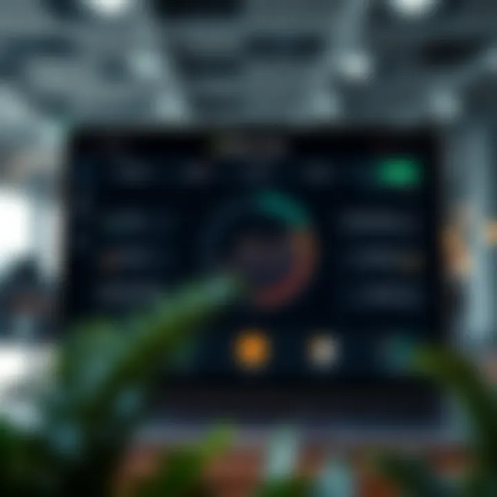 Graphic illustrating different financial instruments offered and user interface features on Deriv.com