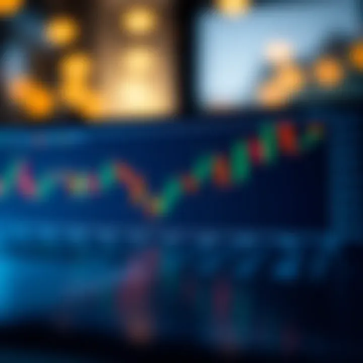 Diagram showing various candlestick shapes used in financial market analysis