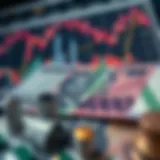 Illustration of Kenyan economy with currency notes and financial graphs indicating impact of currency value changes