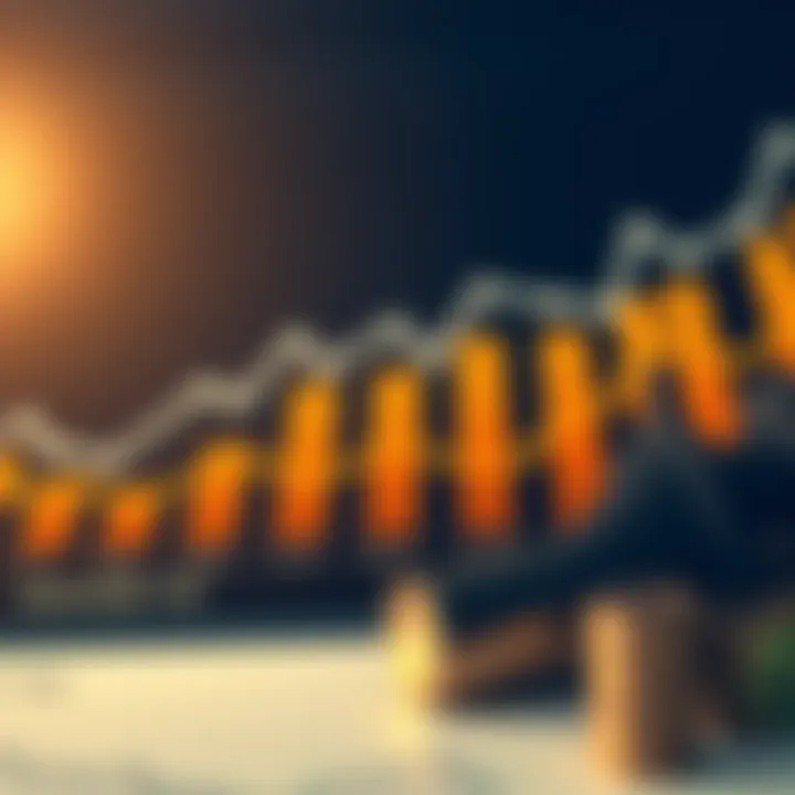 Illustration of financial charts and graphs representing investment growth in Kenyan markets