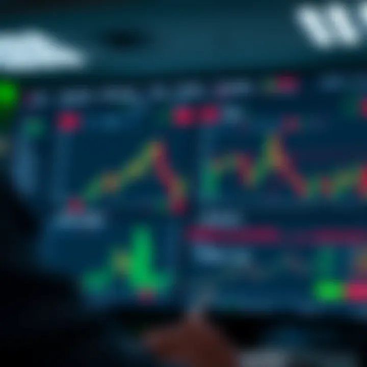 SmartTrader platform interface showcasing various trading options and real-time market charts