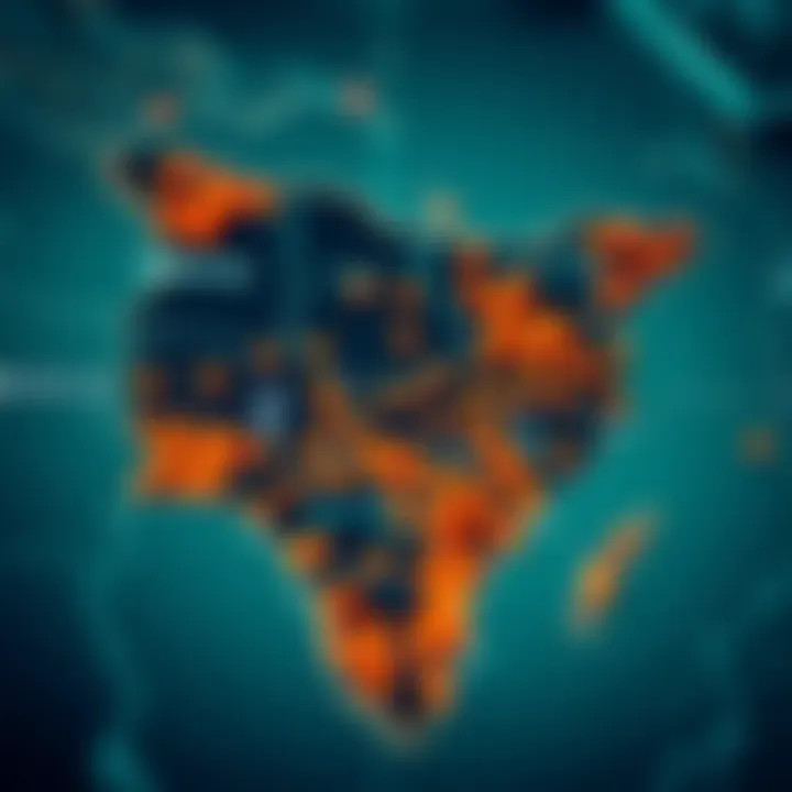 Mapping Turbo Prediction Applications Across Kenyan Regions Map of Kenya highlighting regions with data points showcasing practical applications of turbo prediction technologies