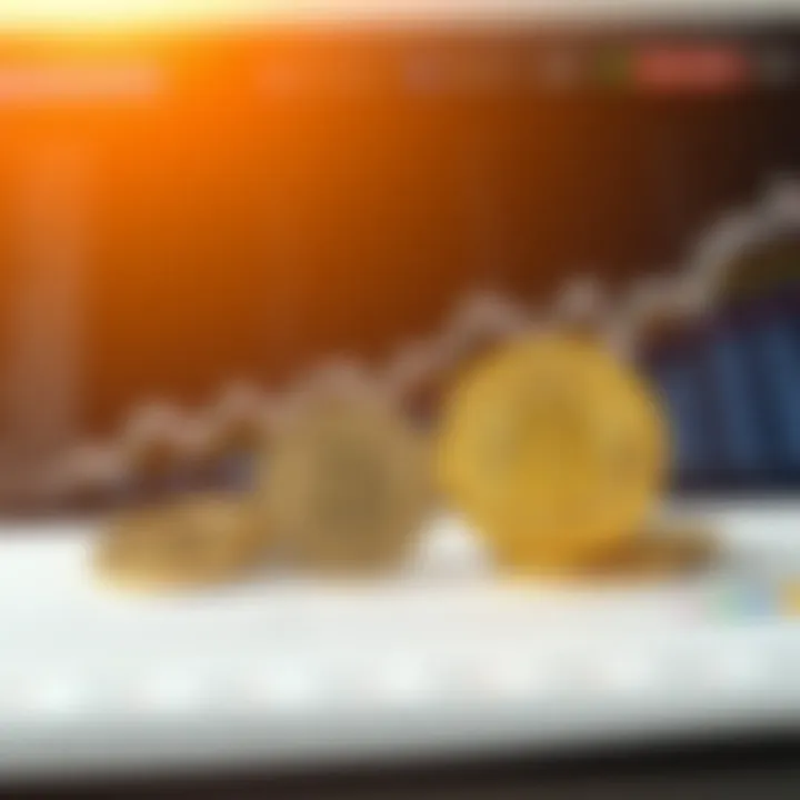 Graph showing World Coin price fluctuations alongside other cryptocurrencies popular in Kenya