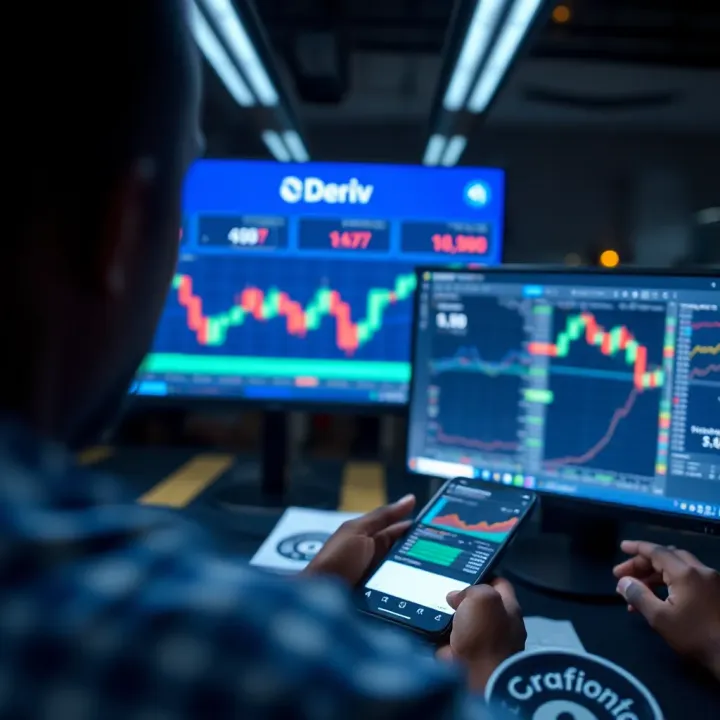 Secure trading environment on the Deriv platform with emphasis on safety features and diverse asset options