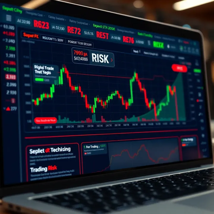 Effective Risk Management Techniques in Deriv Trading Graphic illustrating risk management strategies for trading with charts and protective measures
