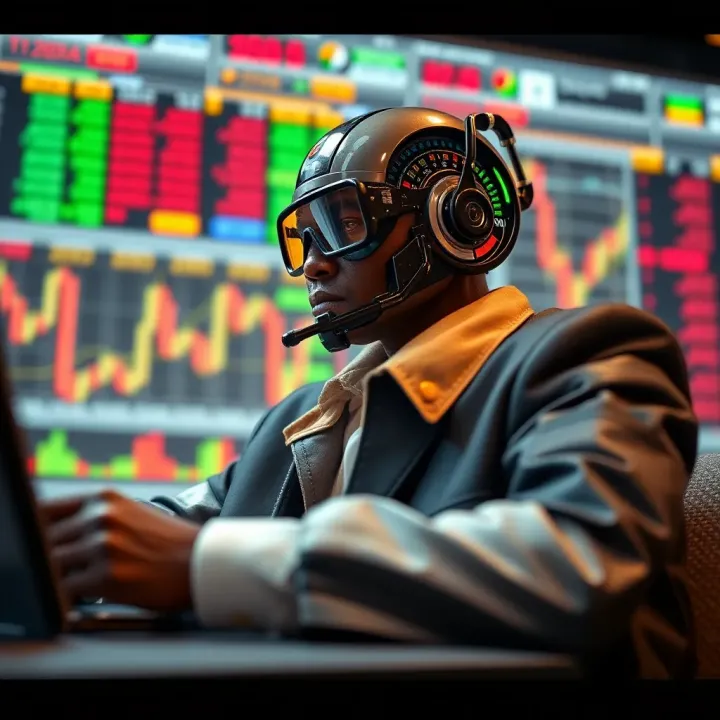 Visual representation of trading strategies and risk management concepts tailored for Kenyan traders using Deriv bots
