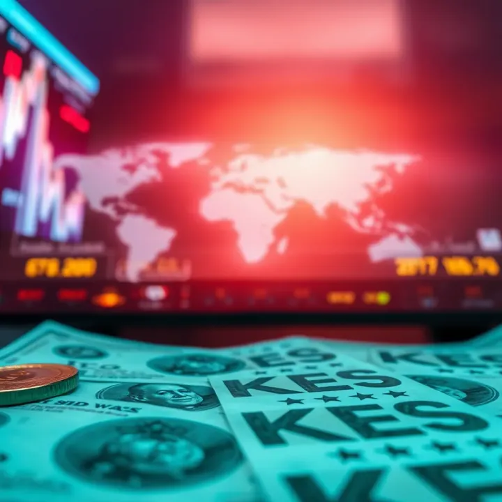 Impact of Economic Indicators and Global Events on USD to KES Rate Illustration of economic factors and global events influencing currency exchange rates