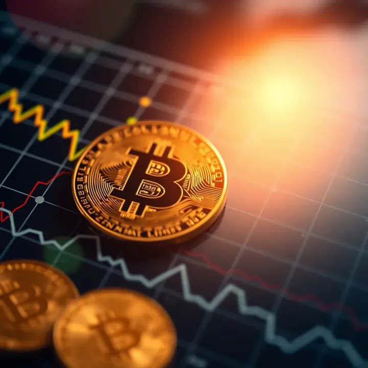 Chart depicting market trends and key factors influencing Bitcoin price in Kenya's cryptocurrency market