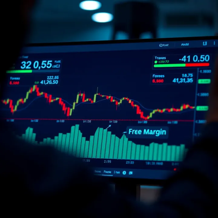 Dashboard showing free margin levels and buying power indicators in a forex trading platform tailored for the Kenyan market