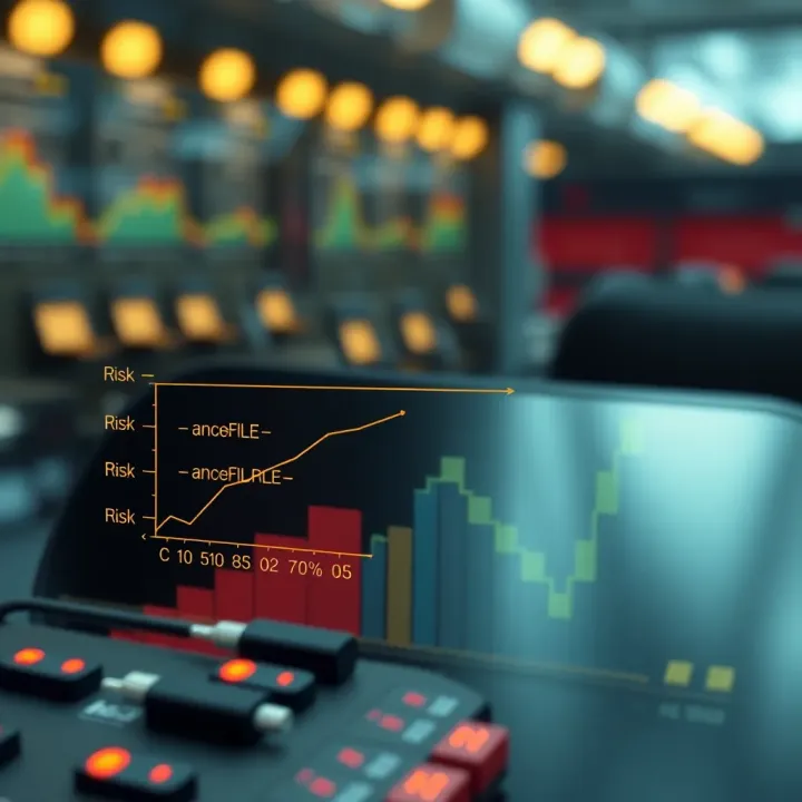 Mathematical Model for Derivative Pricing and Risk Assessment Graphical representation of a mathematical model used for pricing derivatives with risk factors and parameters