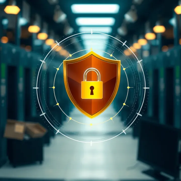 Ensuring Security While Logging into Deriv Real Account Secure login illustration with shield and lock symbol representing account safety