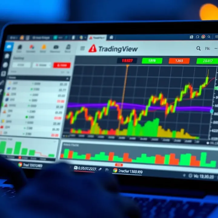 User interface displaying TradingView charts integrated with Deriv platform for enhanced trading analysis