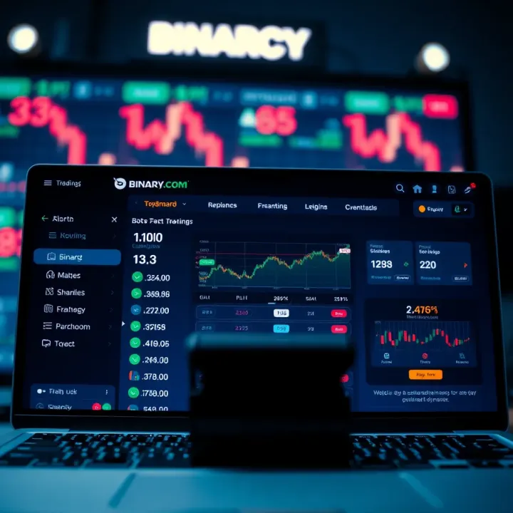 Dashboard interface illustrating customization options for trading bots