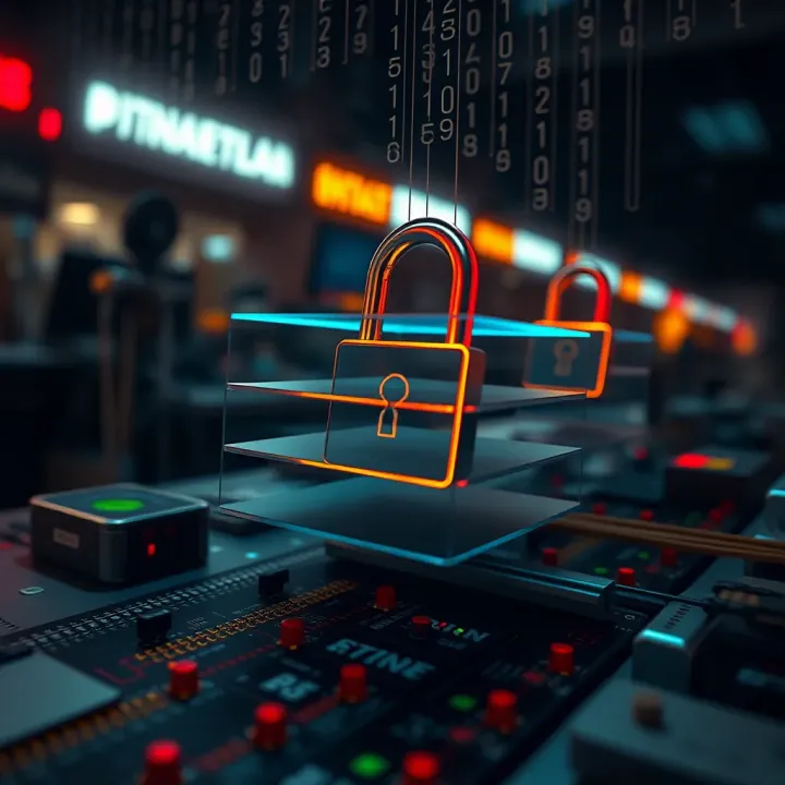 Visualization of security layers protecting binary login credentials