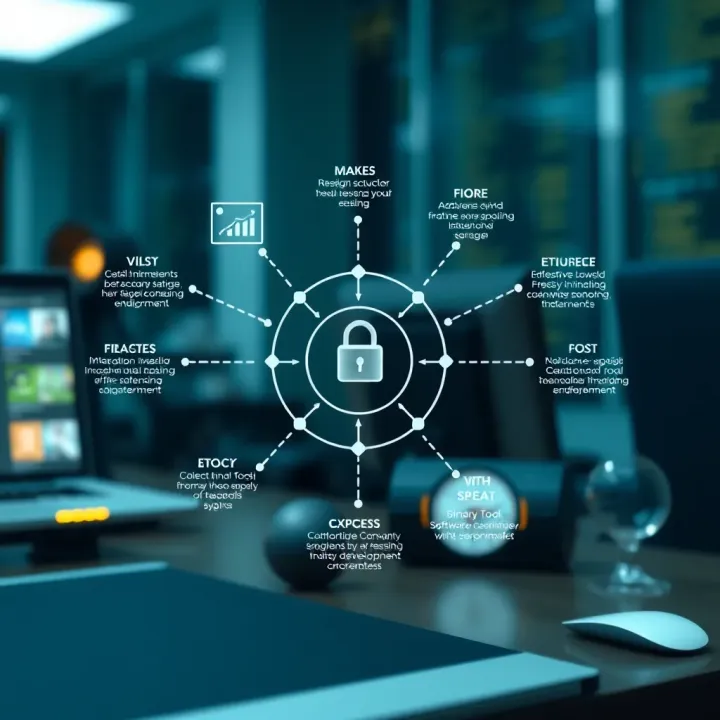 Binary Tool Applications in Development and Security Diagram illustrating various binary tool applications in software development and cybersecurity