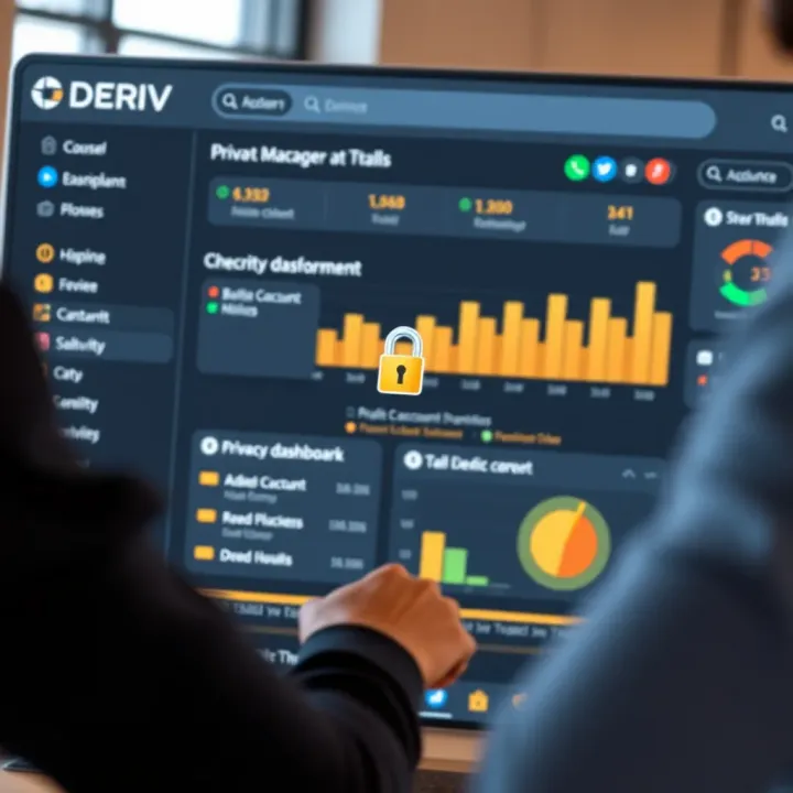 Account Security and Management on Deriv Platform Secure account management dashboard highlighting privacy and security features
