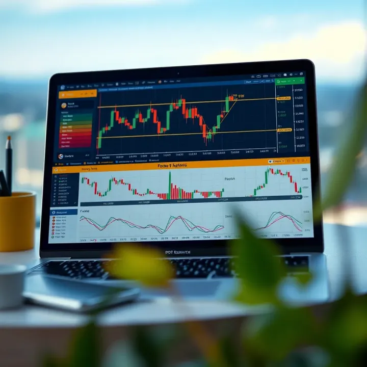 Utilizing PDF Resources for Practical Forex Chart Pattern Learning Visual guide showing how to use PDF resources to study forex chart patterns with annotated charts and practical examples