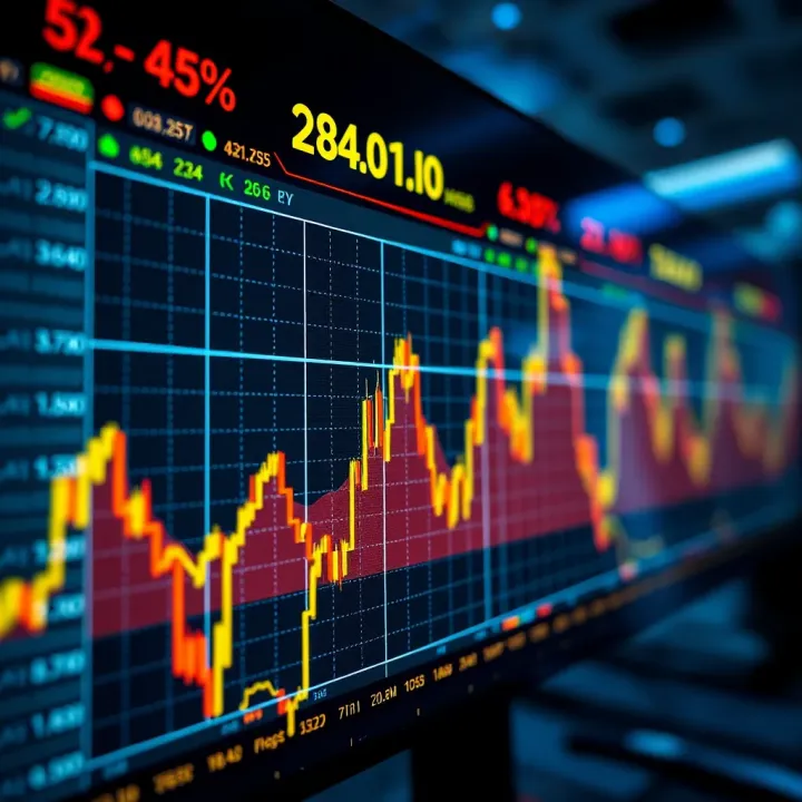 Automated Trading Algorithms Analyzing Market Data Graph showcasing automated trading algorithms analyzing market data